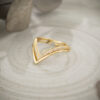 Anillo V gold