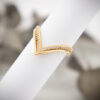 Anillo V gold - Imagen 2