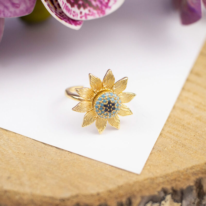 Anillo Antiestrés Girasol - Imagen 3