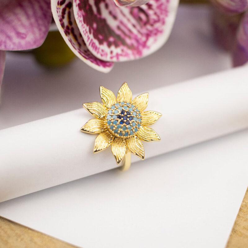 Anillo Antiestrés Girasol - Imagen 4